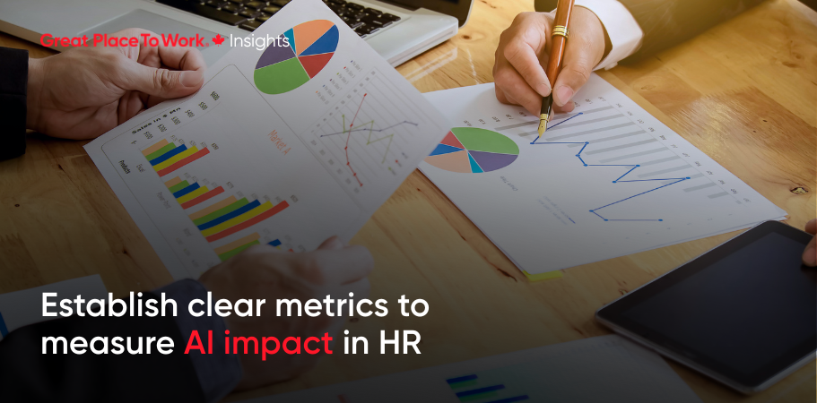 Establish clear metrics to measure AI impact in HR