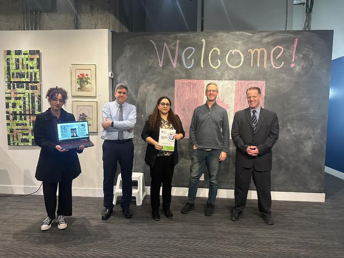 Project success: Honourable Rick Glumac,Minister of State for AI & New Technologies, healthcare leaders, and Robust team